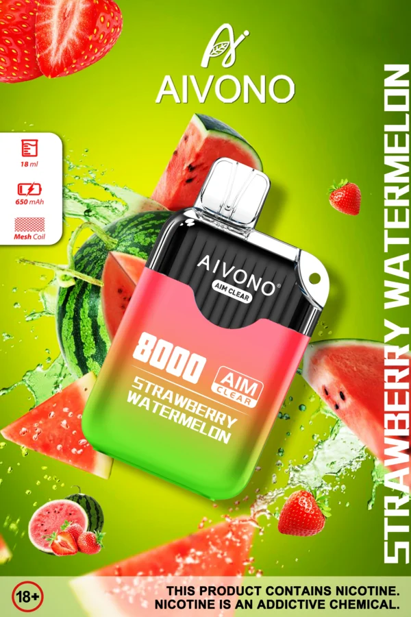 AIVONO AIM CLEAR 8000 Puffs 0% 2% 5% Аккумуляторная одноразовая ручка для электронных сигарет с низким содержанием никотина, оптовая покупка оптом - BackVape - 3