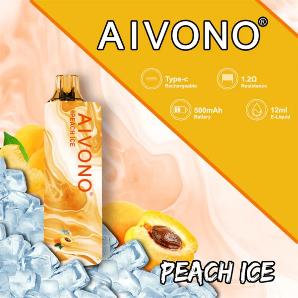 AIVONO AIM GUN 7000 Puffs 0% 2% 3% 5% Перезаряжаемые одноразовые ручки для электронных сигарет с низким содержанием никотина, оптовая покупка оптом - BackVape - 3