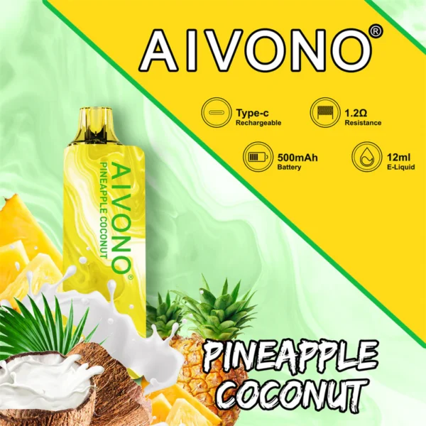 AIVONO AIM GUN 7000 Puffs 0% 2% 3% 5% Перезаряжаемые одноразовые ручки для электронных сигарет с низким содержанием никотина, оптовая покупка оптом - BackVape - 10