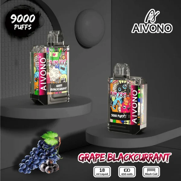 AIVONO AIM XXL 9000 Puffs 0% 2% 3% 5% Low Nicotine Rechargeable Disposable Vapes Pen Bulk Buy Wholesale - BackVape - 3
