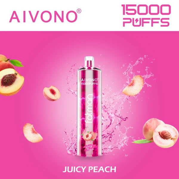 AIVONO FATMAN 15000 Puffs 0% 2% 3% 5% Перезаряжаемые одноразовые вейпы с низким содержанием никотина, оптовая покупка оптом - BackVape - 3