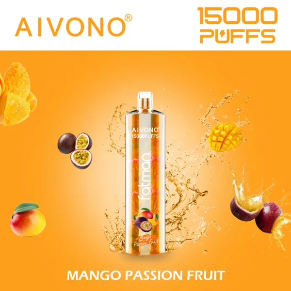 AIVONO FATMAN 15000 Puffs 0% 2% 3% 5% Перезаряжаемые одноразовые вейпы с низким содержанием никотина, оптовая покупка оптом - BackVape - 9