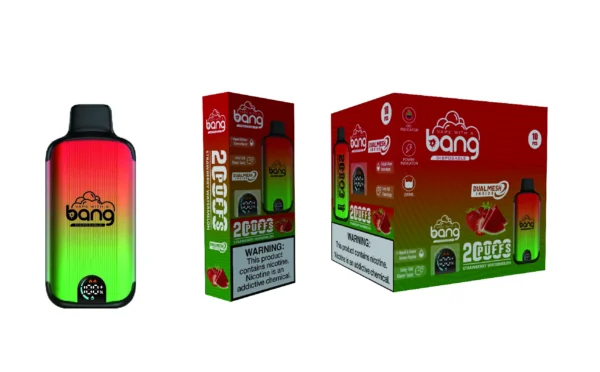 Bang Vape 20000 Puffs Dual Mesh 0% 2% 3% 5% Low Nicotine LED display Rechargeable Bulk Buy Disposable Vape Pen Wholesale - BackVape - 4