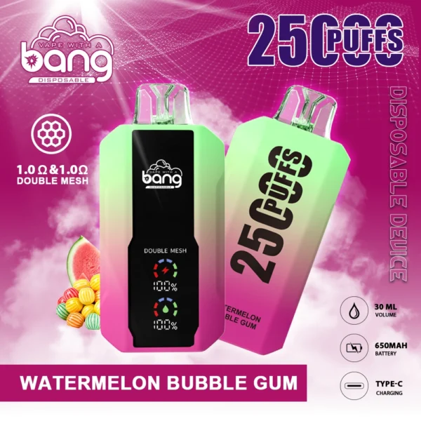 Bang 25000 Puffar 0% 2% 3% 5% Uppladdningsbara engångsvapes med låg nikotinhalt Penna Bulk Köp Partihandel - BackVape - 6