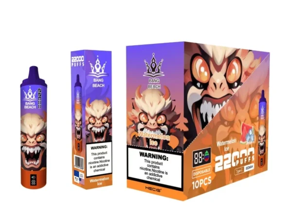 Bang Beach 22000 Puffs 0% 2% 3% 5% Recargable con bajo contenido de nicotina a granel Compre pluma vaporizador desechable al por mayor - BackVape - 2