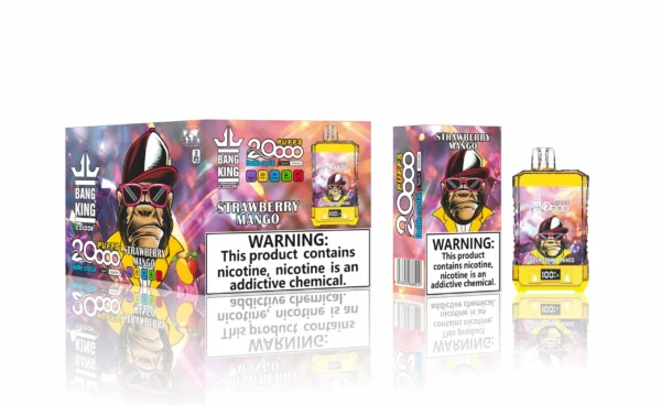 Bang King Double Crystal 20000 sbuffi 0% 2% 3% 5% Penna per vaporizzatori usa e getta ricaricabile a basso contenuto di nicotina all'ingrosso Acquista all'ingrosso - BackVape - 13