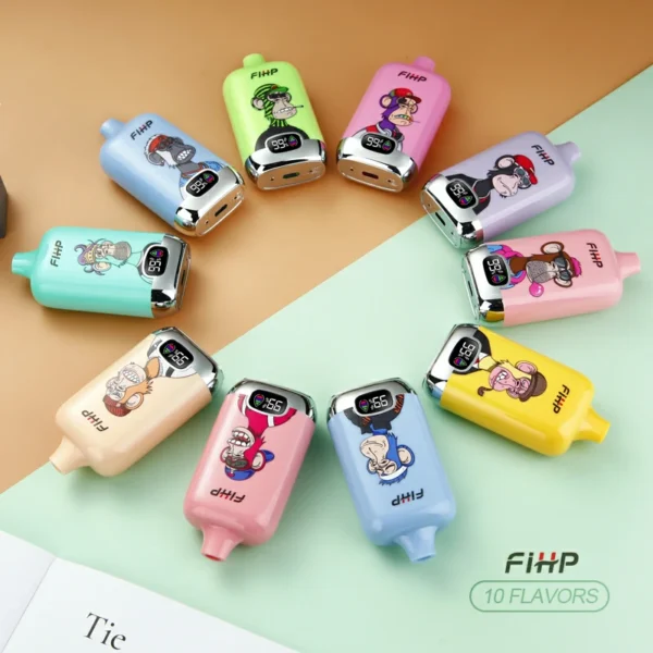 FIHP 12000 Puffs 2% 5% Alacsony nikotintartalmú, újratölthető, eldobható Vapes toll tömeges vásárlás nagykereskedelem - BackVape - 1