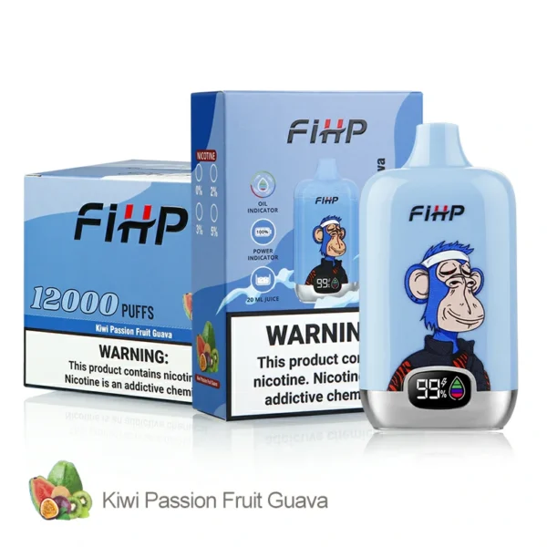 FIHP 12000 Puffs 2% 5% Alacsony nikotintartalmú, újratölthető, eldobható Vapes Pen Tömeges vásárlás Nagyker - BackVape - 3