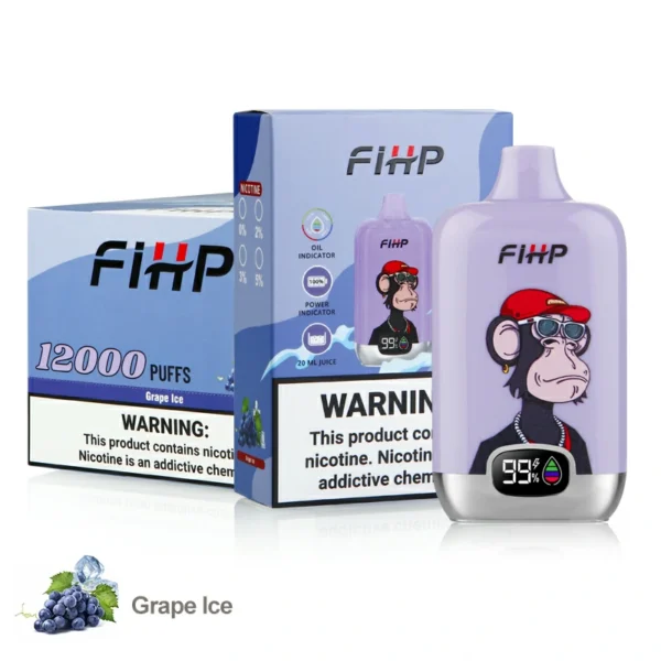 FIHP 12000 Puffs 2% 5% Alacsony nikotintartalmú újratölthető Vapes Pen Tömeges Vásárlás Nagyker - BackVape - 4
