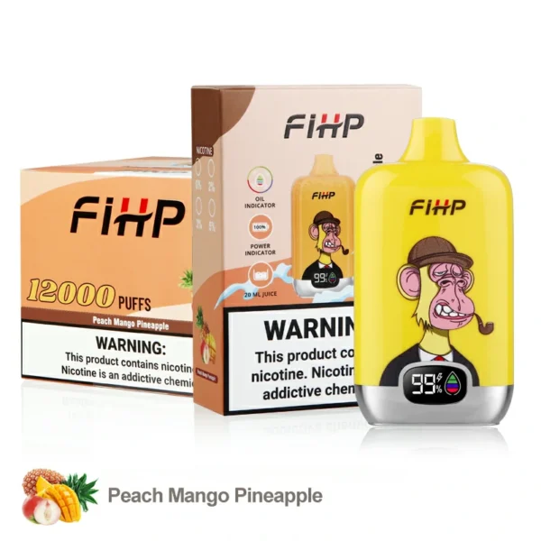 FIHP 12000 Puffs 2% 5% Alacsony nikotin tartalmú, újratölthető, eldobható Vapes Pen tömeges vásárlás Nagyker - BackVape - 7