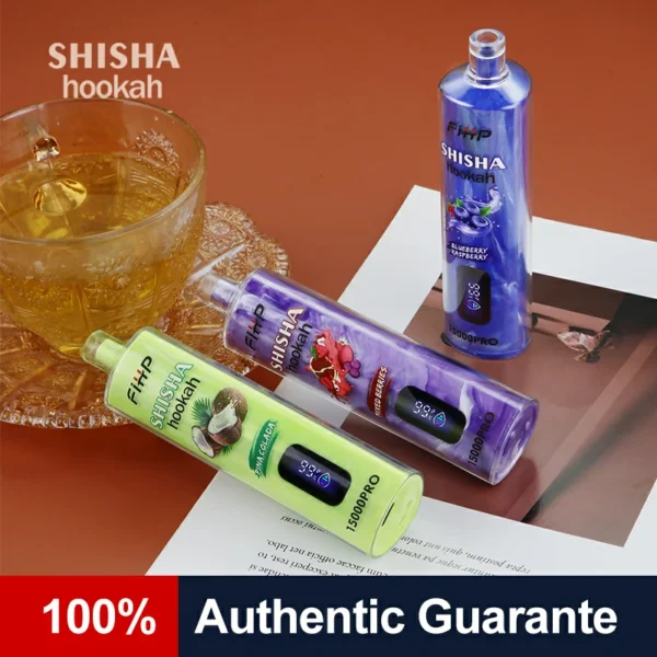 FIHP Shisha Hookah 15000 Pro Puffs 6mg Oplaadbare wegwerpvapes-pen met laag nicotinegehalte, bulk kopen groothandel - BackVape - 1