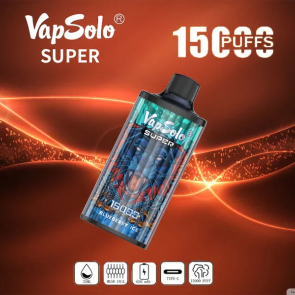 Vapsolo Super 15000 Puffs 2% 5% Bajo en nicotina a granel Compre pluma vaporizadores desechables recargables al por mayor - BackVape - 13