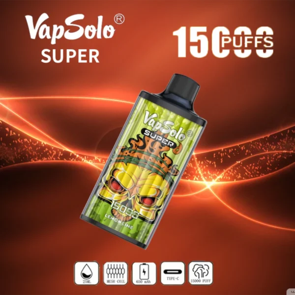 Vapsolo Super 15000 Puffs 2% 5% Bajo en nicotina a granel Compre pluma vaporizadores desechables recargables al por mayor - BackVape - 4