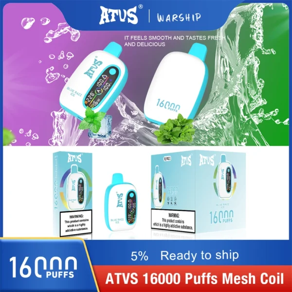Atvs 16000 Puffs 2% 5% Vapes desechables recargables con bajo contenido de nicotina Compra a granel al por mayor - BackVape - 10
