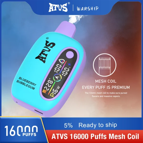 Atvs 16000 Puffs 2% 5% Vapes desechables recargables con bajo contenido de nicotina Compra a granel al por mayor - BackVape - 8