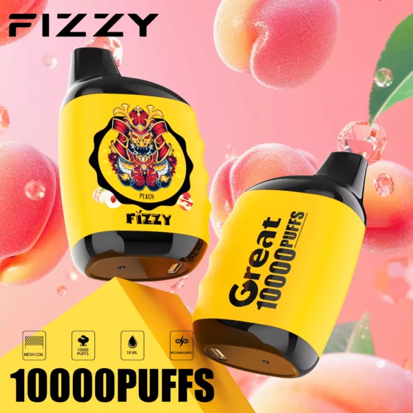 Fizzy Great 10000 Puffs 2% 5% Stylo à vape jetable rechargeable à faible teneur en nicotine Acheter en gros - BackVape - 6
