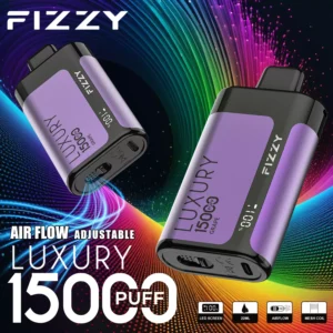 Fizzy Luxury 15000 Puffs 2% 5% Nabíjateľné jednorazové vapes pero s nízkym obsahom nikotínu hromadne Kúpiť veľkoobchod - BackVape - 8