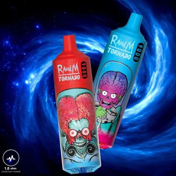 RahdM Tornado 9000 Puffs 2% Low Nicotine Rechargeable Disposable Vapes Pen Bulk Buy Wholesale - BackVape - 1