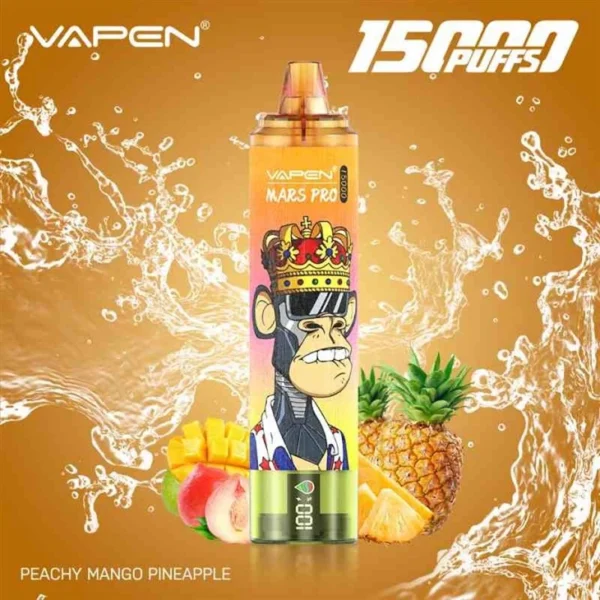 VAPEN Mrs Pro 15000 Puffs 2% Nízke nikotínové dobíjacie jednorazové vapes pero Hromadný nákup veľkoobchod - BackVape - 6