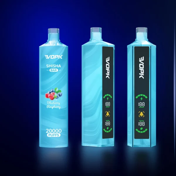 VOPK Shisha Bar 20000 Puffs 0% 2% 3% 5% Low Nicotine Rechargeable Disposable Vapes Pen Bulk Buy Wholesale - BackVape - 1