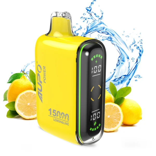 AUPO 15000 Puffs Pantalla LED de malla dual 2% Vapes desechables recargables con bajo contenido de nicotina Pluma Compra a granel al por mayor - BackVape - 5