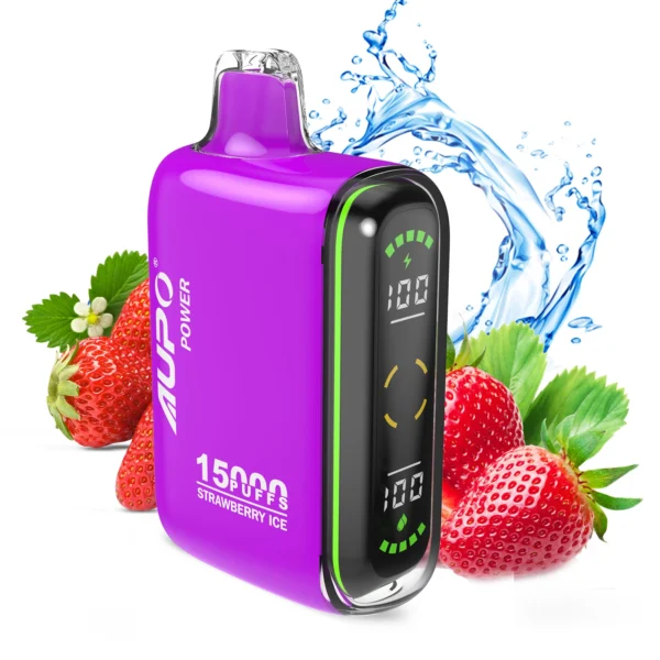 AUPO 15000 Puffs Pantalla LED de malla dual 2% Vapes desechables recargables con bajo contenido de nicotina Pluma Compra a granel al por mayor - BackVape - 7