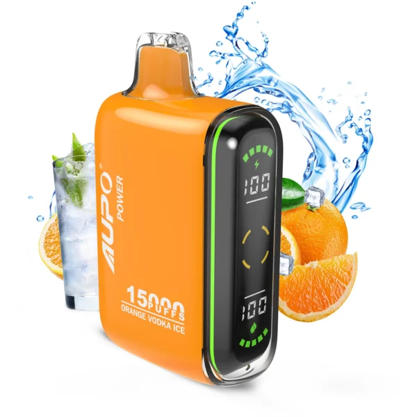AUPO 15000 Puffs Pantalla LED de malla dual 2% Vapes desechables recargables con bajo contenido de nicotina Pluma Compra a granel al por mayor - BackVape - 8