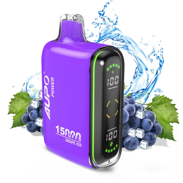 AUPO 15000 Puffs Pantalla LED de malla dual 2% Vapes desechables recargables con bajo contenido de nicotina Pluma Compra a granel al por mayor - BackVape - 9