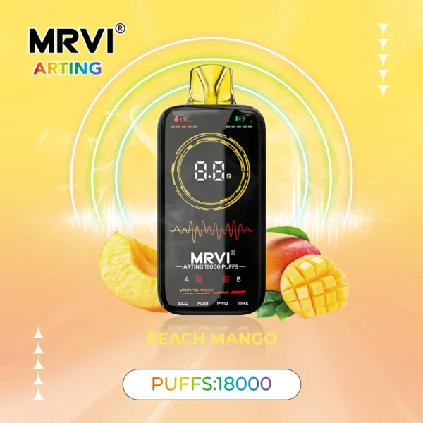 MRVI Arting 18000 Puffs Pantalla completa de malla dual 2% 5% Vapes desechables recargables con bajo contenido de nicotina Pluma Compra a granel al por mayor - BackVape - 8