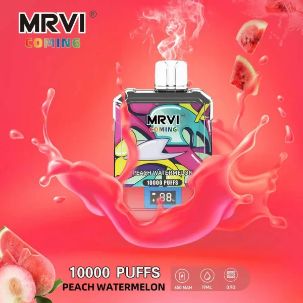 MRVI à venir 10000 Puffs Écran numérique 2% 3% 5% Stylo vapes jetables rechargeables à faible teneur en nicotine en vrac Acheter en gros - BackVape - 2