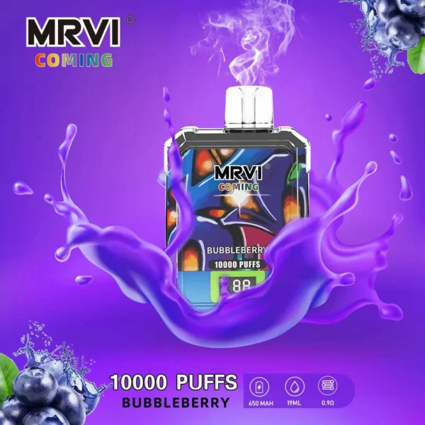 MRVI à venir 10000 Puffs Écran numérique 2% 3% 5% Stylo vapes jetables rechargeables à faible teneur en nicotine en vrac Acheter en gros - BackVape - 4