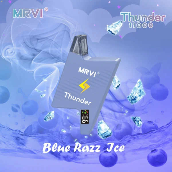 MRVI Thunder 11000 Puffs Écran numérique 2% 3% 5% Stylo vape jetable rechargeable à faible teneur en nicotine en vrac Acheter en gros - BackVape - 7