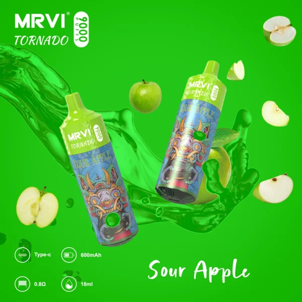 MRVI Tornado 9000 Puffs 2% 3% 5% Genopladelige engangsvapes med lav nikotinindhold Pen Bulk Køb Engros - BackVape - 11