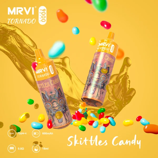 MRVI Tornado 9000 Puffs 2% 3% 5% Genopladelige engangsvapes med lav nikotinindhold Pen Bulk Køb Engros - BackVape - 10