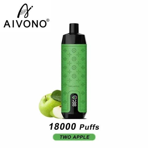 AIVONO Deluxe Bar 18000 Puffs Кальян с цифровым экраном 0% 2% 3% 5% Перезаряжаемые одноразовые ручки для электронных сигарет с низким содержанием никотина Купить оптом - BackVape - 6