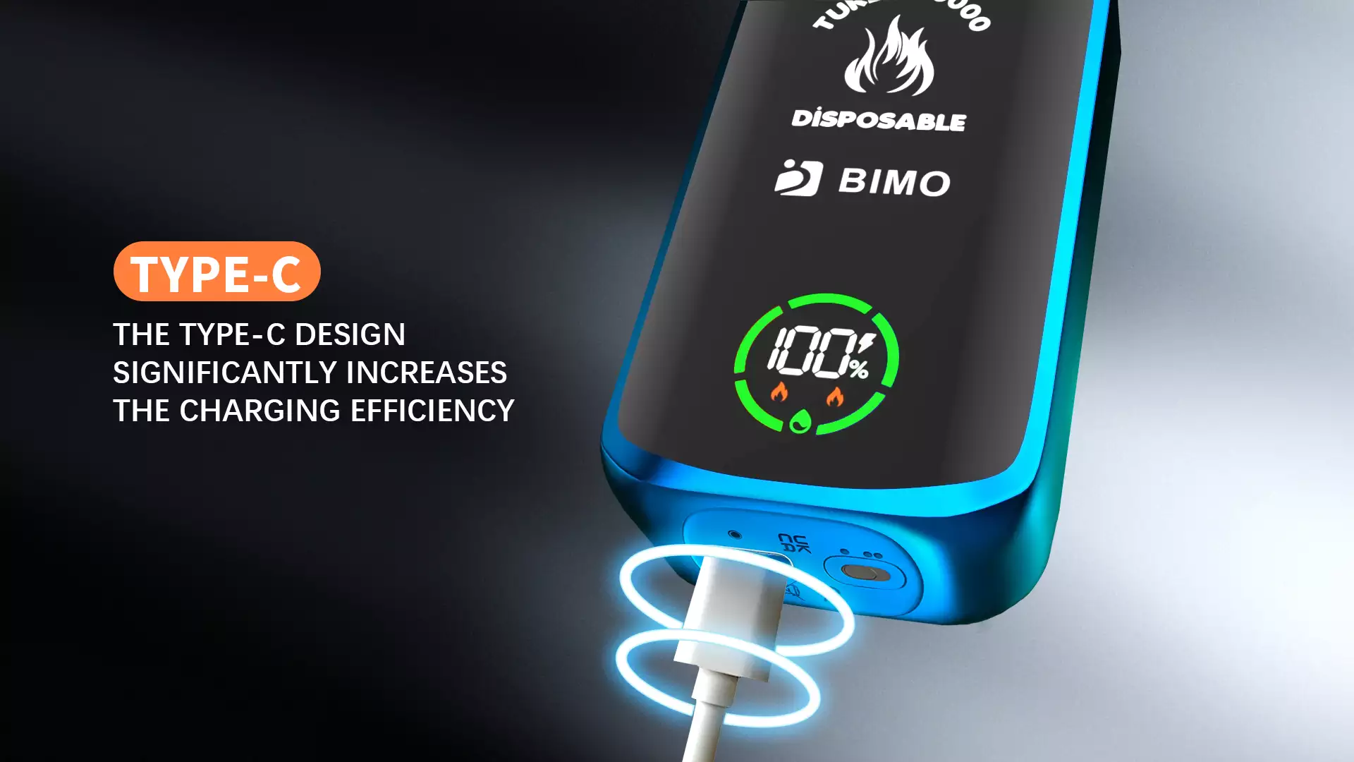 BIMO Turbo 20000 bouffées plein écran 0% 2% 5% stylo à vape jetable rechargeable à faible teneur en nicotine en vrac acheter en gros