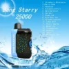 Bang Starry 25000 Puffs Écran incurvé 3D 0% 2% 3% 5% Stylo à vape jetable rechargeable à faible teneur en nicotine Acheter en gros