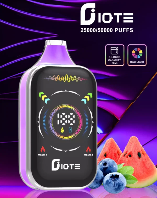 IQTE 50000 Puffs Dual Mesh RGB Vollbild 0% 2% 5% Nikotinarm, wiederaufladbar, Einweg-Vapes, Pen, Großpackung, Großhandel kaufen – BackVape – 3