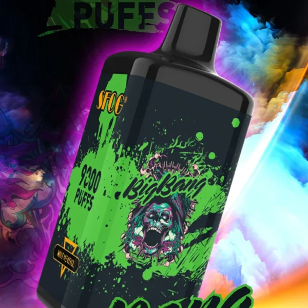 SFOG BIG BANG 9000 Puffs 0% 2% 3% 5% Low Nicotine Rechargeable Disposable Vapes Pen Bulk Buy Wholesale - BackVape - 1