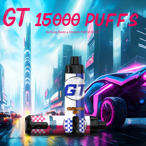 SFOG GT BAR 15000 Züge SHISHA Smart Display 0,51 TP3T Nikotinarm, wiederaufladbar, Einweg-Vapes, Stift, Großpackung kaufen – BackVape – 1