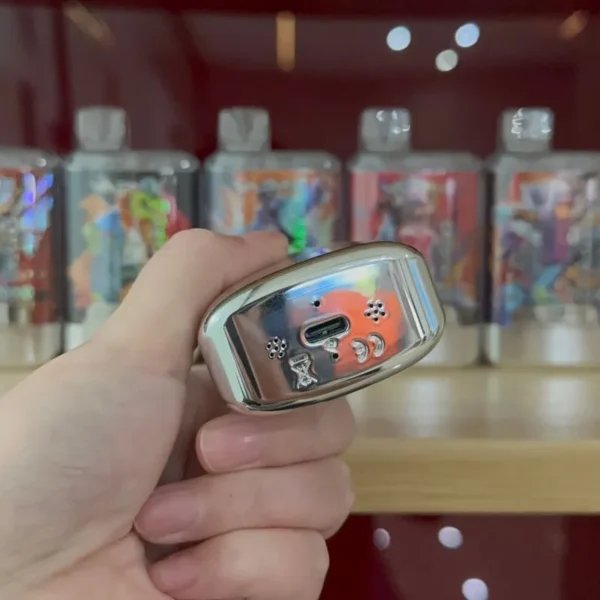 VAPME Crystal 20000 Puffs Double Flavor Digitaalinen näyttö 2% Vähänikotiiniinen Ladattava Kertakäyttöinen Vapes Pen Bulk Tukkumyynti - BackVape - 7