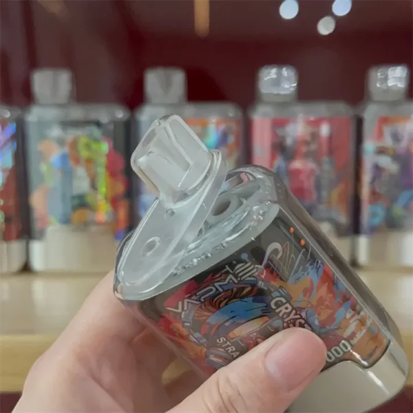 VAPME Crystal 20000 Puffs kaksinkertainen makuinen digitaalinen näyttö 2% Vähä Nikotiini Ladattava Kertakäyttöinen Vapes Pen Bulk Tukkumyynti - BackVape - 10