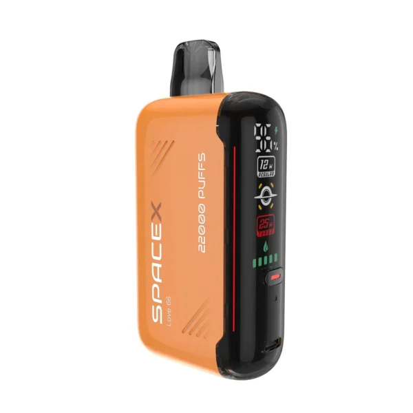 VAPME Spacex 22000 Puffs digitaalinen näyttö 0% 2% 3% 5% Vähänikotiini Ladattava Kertakäyttöinen Vapes Pen Bulk Tukkumyynti - BackVape - 4