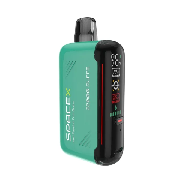 VAPME Spacex 22000 Puffs digitaalinen näyttö 0% 2% 3% 5% Vähänikotiini Ladattava Kertakäyttöinen Vapes Pen Bulk Tukkumyynti - BackVape - 5