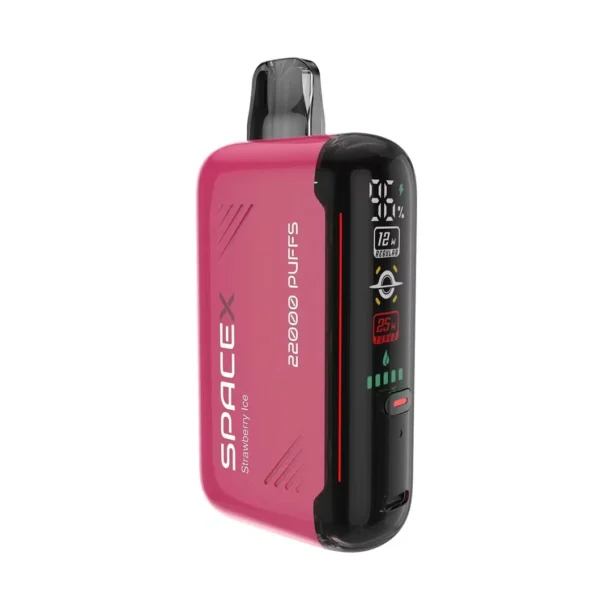 VAPME Spacex 22000 Puffs digitaalinen näyttö 0% 2% 3% 5% Vähänikotiini Ladattava Kertakäyttöinen Vapes Pen Bulk Tukkumyynti - BackVape - 9