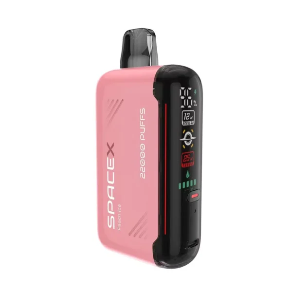 VAPME Spacex 22000 Puffs digitaalinen näyttö 0% 2% 3% 5% Vähänikotiini Ladattava Kertakäyttöinen Vapes Pen Bulk Tukkumyynti - BackVape - 2