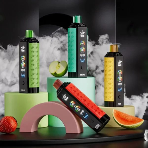 VASY OSSU 30000 Puffs Shisha Vesipiippu Dual Mesh koko näyttö 0% 5% Vähänikotiini Ladattava Kertakäyttöinen Vapes Pen Bulk Tukkumyynti - BackVape - 1